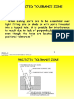 Projected Tolerance Zone GDNT