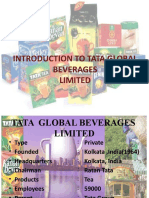 Introduction To Tata Global Beverages Limited