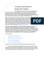 11 Contoh Perwujudan Demokrasi Di Lingkungan Bangsa Dan Negara