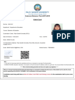 Rajiv Gandhi University: Common Entrance Test (CET) 2019 Admit Card