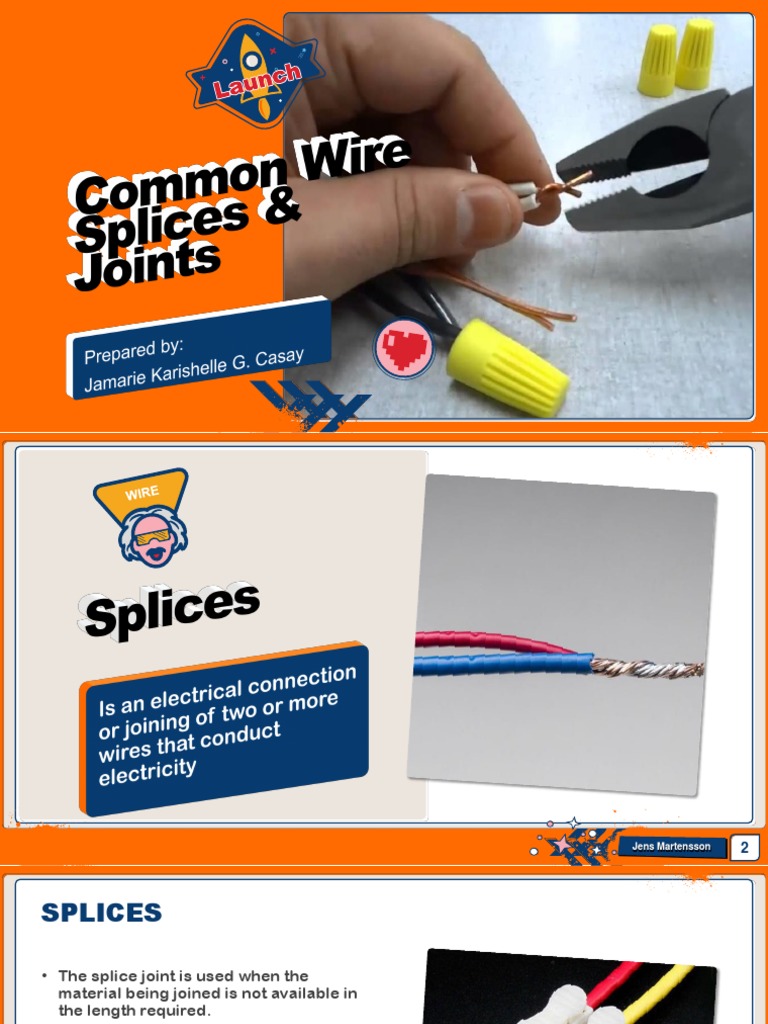 Common Wire Splices & Joints Wire Electrical Wiring