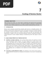 Chapter 7 - Costing of Service Sector PDF