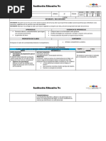 plan de aula 2° etica y valores 23-26 ABRIL