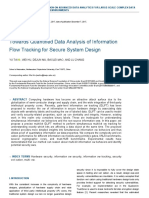 Towards Quantified Data Analysis of Information Flow Tracking For Secure System Design
