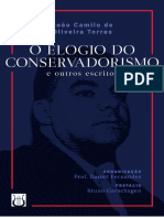 O Elogio Do Conservadorismo - Joao Camilo de Oliveira Torres