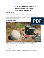 Biogas, Alternativa de Conservacion
