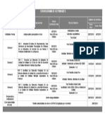 Cronograma de Actividades