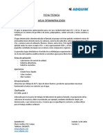 Ficha Agua Desmineralizada PDF