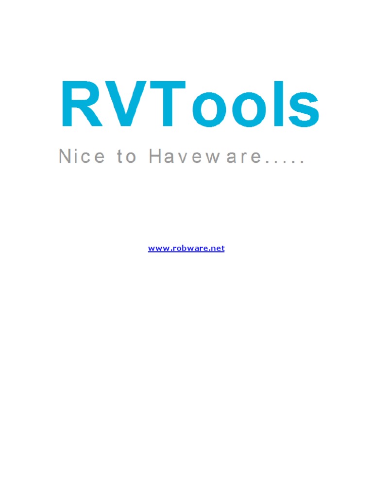 RVTools 2.9.5 Overview and Features | PDF | Virtual Machine | V Mware