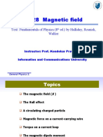 Ch. 28 Magnetic Field: Text: Fundamentals of Physics (8 Ed.) by Halliday, Resnick, Walker
