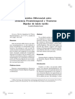 Demencia Frontotemporal y Bipoolaridad de Inicio Tardio