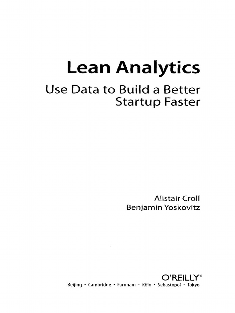 Lean Analytics PDF | PDF | Software As A Service | Information ...