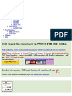 PMP Sample Questions, PMP Pass Guarantee