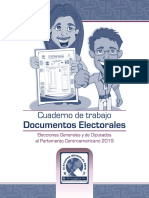 Cuaderno de Trabajo de manejo de Actas y Documentos JRV, TSE Guatemala