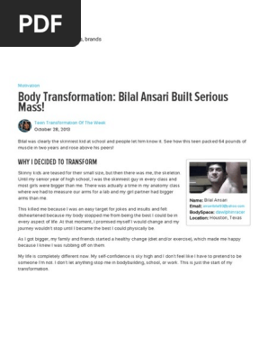 Body Transformation_ Bilal Ansari Built Serious Mass!