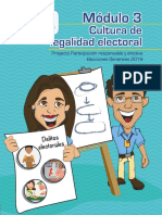 Capacitación Electoral Módulo 03, Cultura de Legalidad Electoral, TSE Guatemala 2019