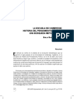 01b Emilio Rabasa Gamboa - La Escuela de Cambridge, Historia del Pensamiento Político. Una búsqueda metodológica.pdf