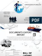 Documents Export Import