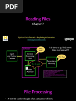 Reading Files: Python For Informatics: Exploring Information