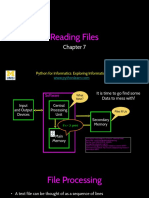 Reading Files: Python For Informatics: Exploring Information