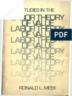 (Modern Reader Paperback) Ronald L. Meek - Studies in The Labour Theory of Value-Monthly Review Press, U.S. (1989)