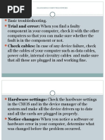 Trial and Error: When You Find A Faulty: Diagnosing Computer Systems