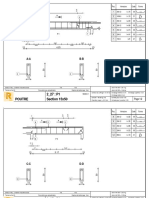 Poutre 2 - 27: P1 Section 15x50: A-A B-B