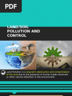 Land/Soil Pollution and Control