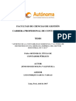 APORTES DE LA CONTABILIDAD GERENCIAL Y LA TOMA DE  DECISIONES EN UNA MEDIANA EMPRESA DEL SECTOR INDUSTRIAL