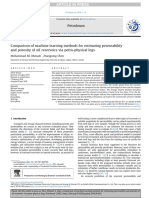 Comparison of Machine Learning Methods For Estimating Permeabilityand Porosity of Oil Reservoirs Via Petro-Physical Logs