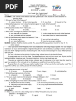 1st Periodic Test - G7 English