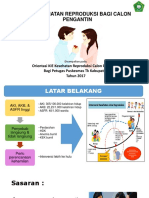 KIE Kesehatan Reproduksi Catin