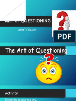 Art of Questioning: Jennie G. Casauay