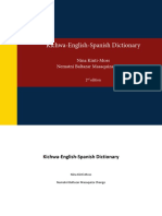 Kichwa Dictionary 2nd Edition