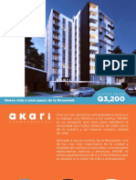 Apartamento modelo Akari en Mixco