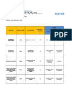 Matriz de Riesgos Base SAS