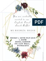 Invitation card 