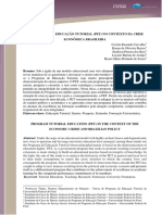 PET na crise da economia brasileira