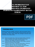 Presentasi Rencana Pembangunan Puskesmas 24 Jam Dan Pustu Permanen Kab. Kutim