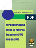 Norma Operacional Basica de Recursos Humanos do SUAS NOB-RH SUAS.PDF