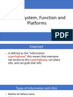 Online Plaftforms and Safety