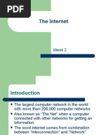 The Internet: Week 2