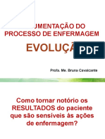 Aula - Evolução de Enfermagem