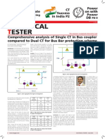 Lectrical Ester: Comprehensive Analysis of Single CT in Bus Coupler Compared To Dual CT For Bus Bar Protection Scheme