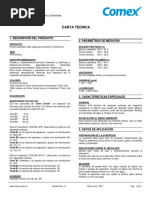 Vinimex Clasica NF Satinada Ficha Técnica | PDF