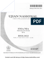 Contoh Soal UN Biologi SMA - MA Progam Studi IPA PDF