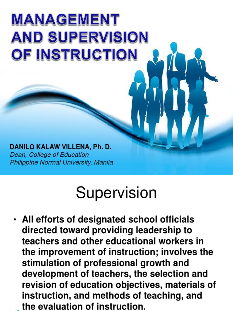 2 - Management and Supervision of Instruction | PDF | Teachers ...
