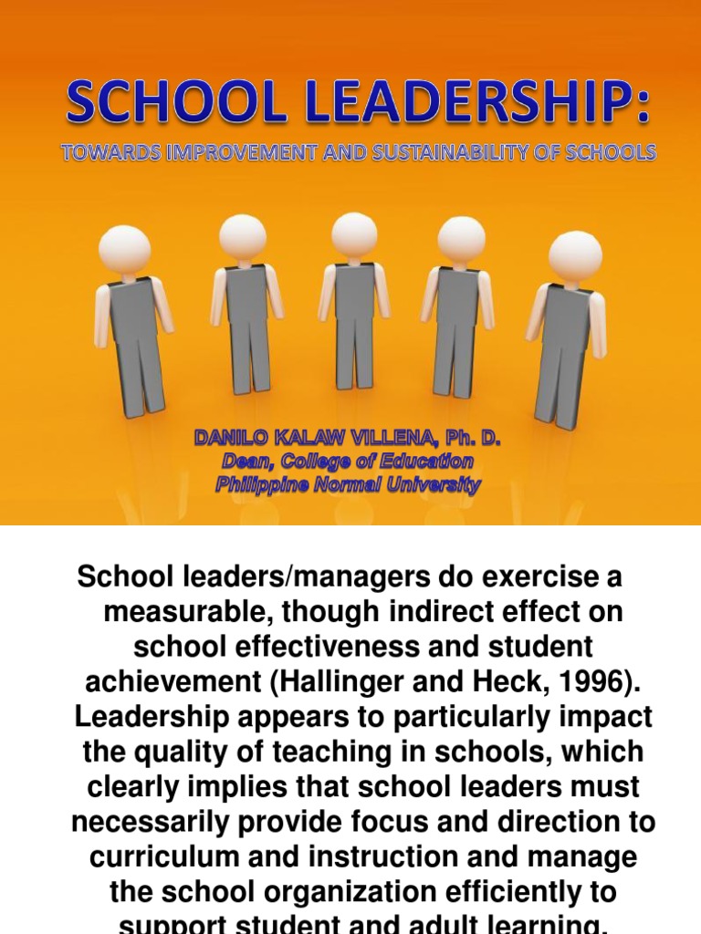 TYPES OF SCHOOL LEADERSHIP STYLES PDF intelligence overview