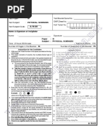 Paper - 3 (Physical Sciences)
