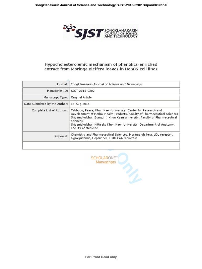 For Review Only PDF High Performance Liquid Chromatography